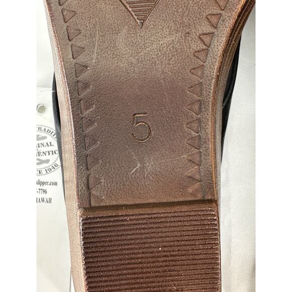 Island Slipper Womens Flower Style Sandals Size 5 Made in Hawaii Brand New W/Box - Picture 6 of 16